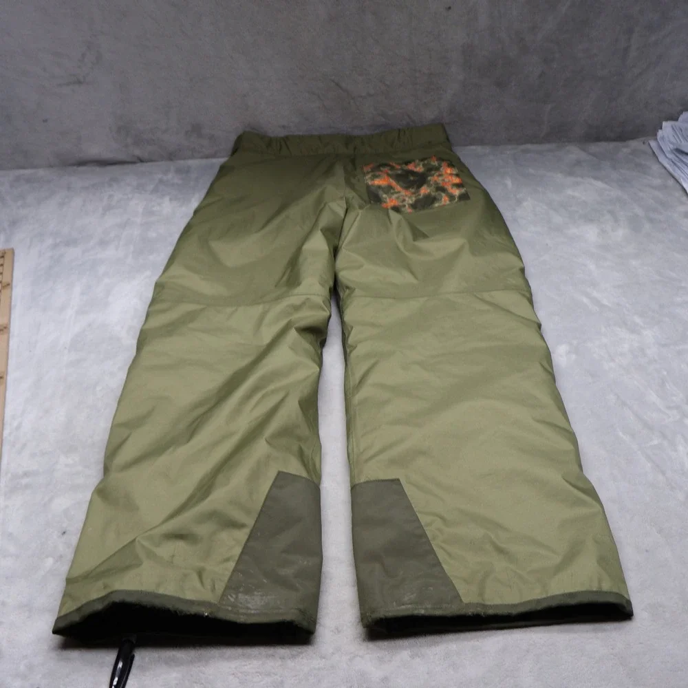 North Face Snow Pants Boys XL 18/20 Green‎ Freedom Insulated Winter Ski 33x30